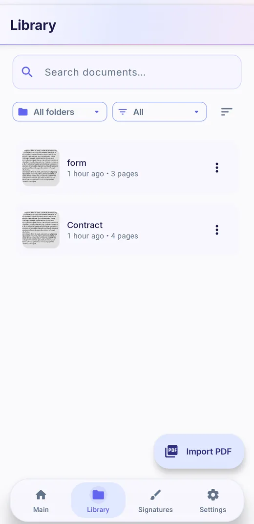 OnlyScans document library